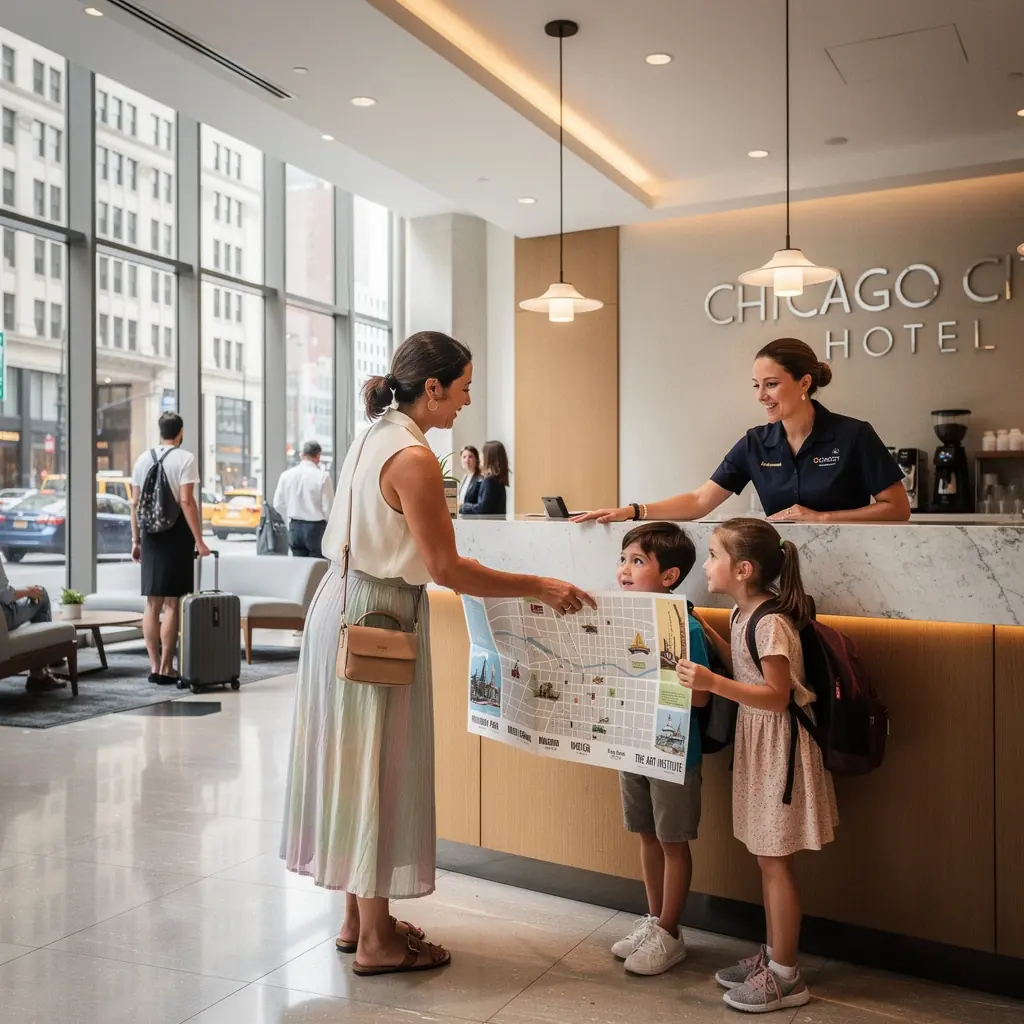 Rodzina ciesząca się wspólnym posiłkiem na tarasie restauracji w tropikalnym kurorcie.